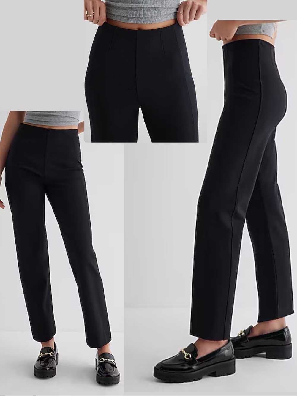 NWT! High Waisted Body Contour Ankle professional dress pants Express sz M